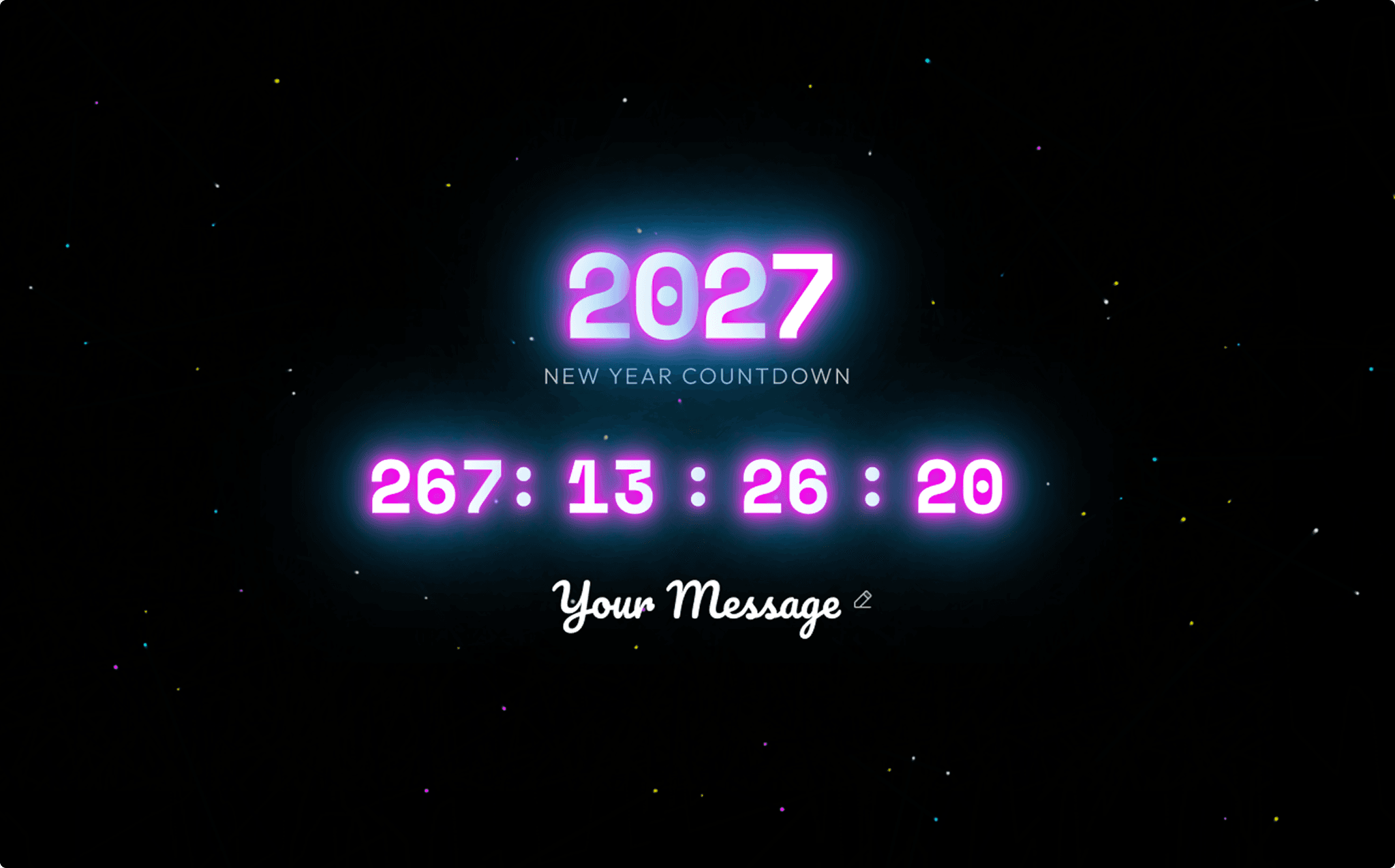 Interactive 3D countdowns for every moment