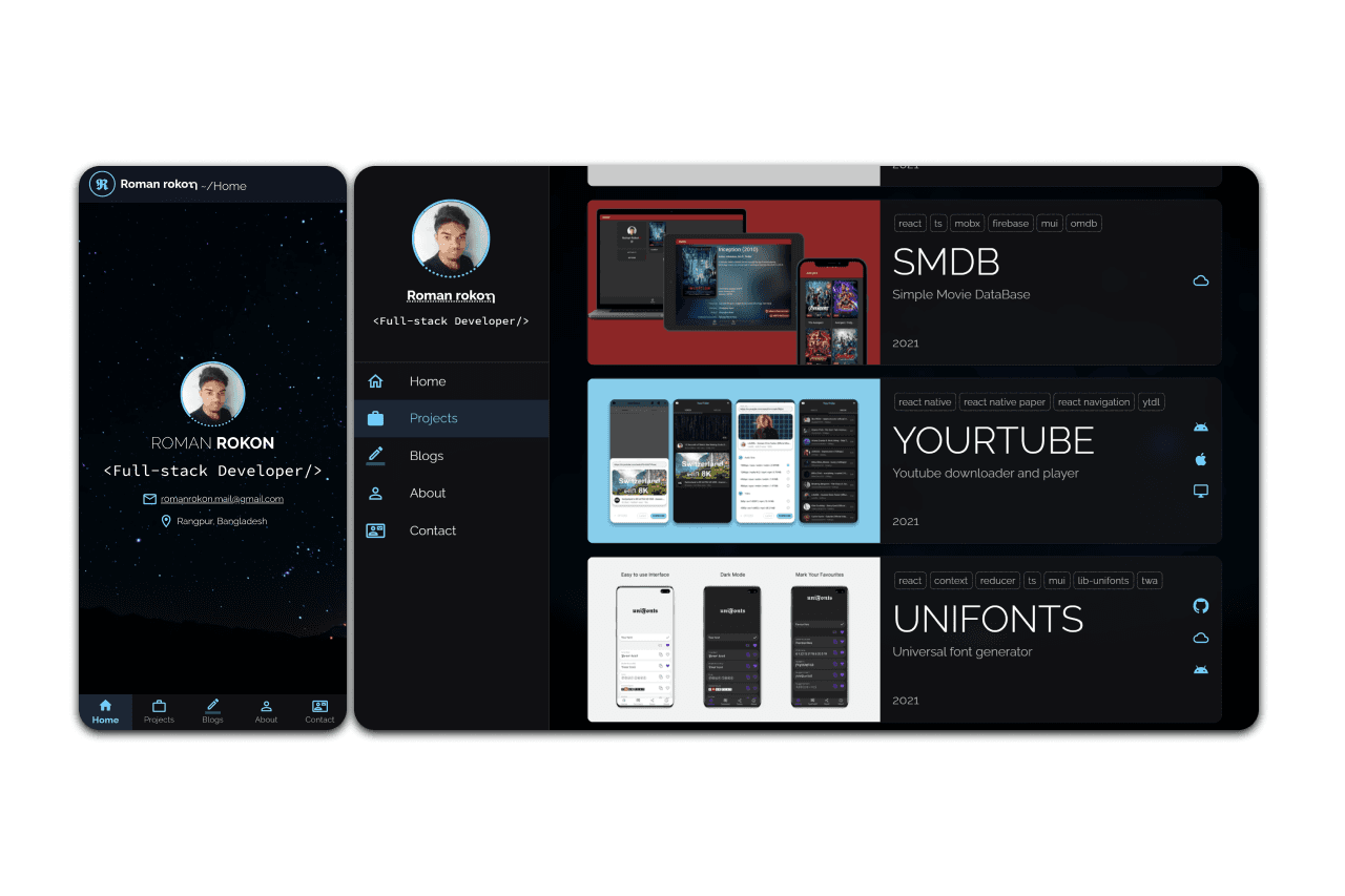 Speedy Static Markdown Portfolio