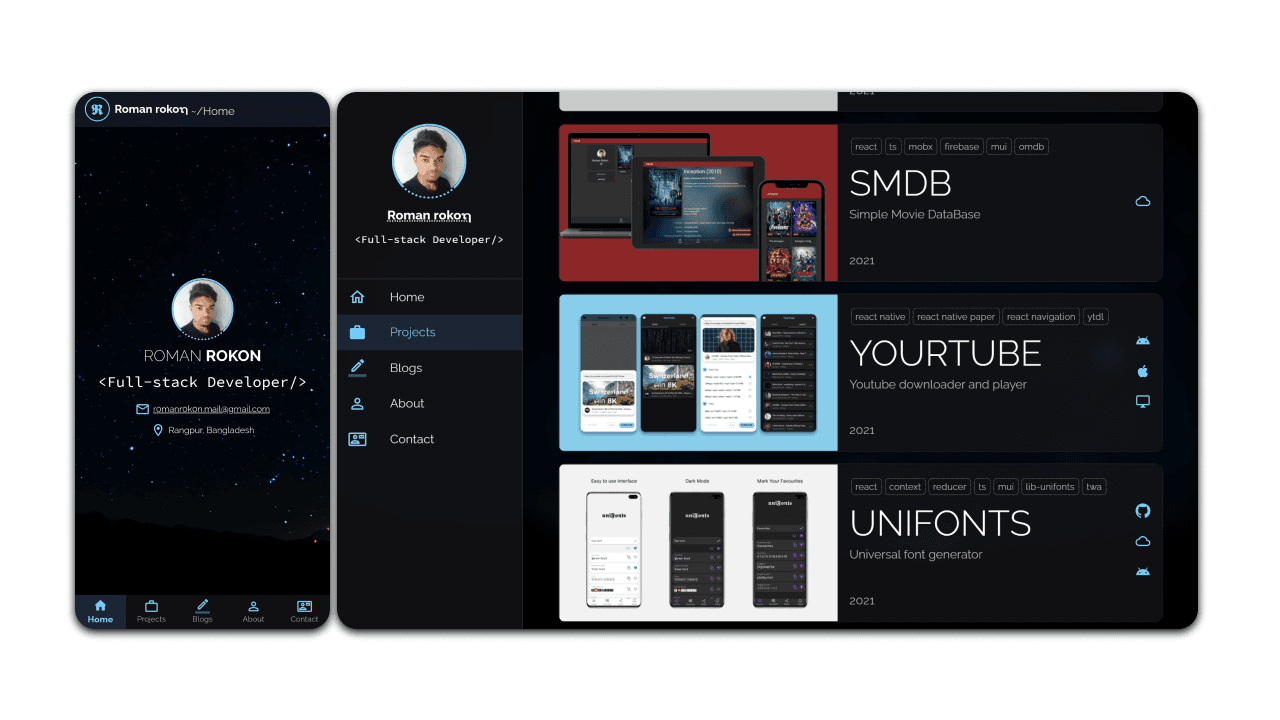 Speedy Static Markdown Portfolio