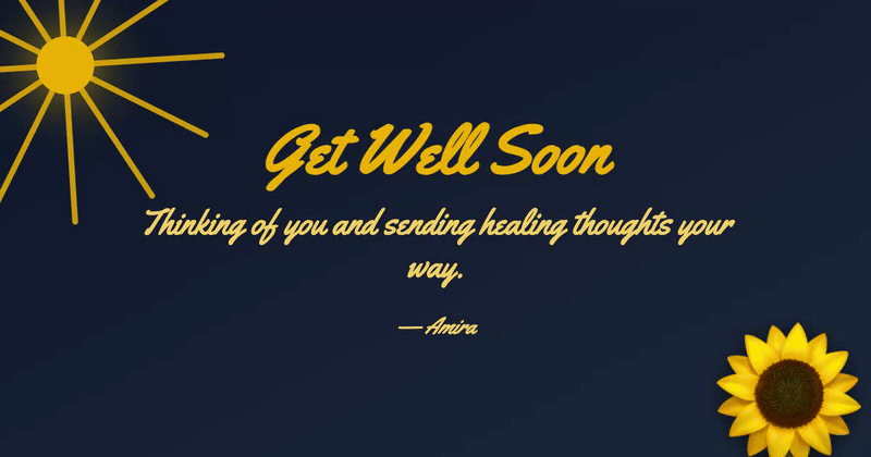Get Well — Sunshine