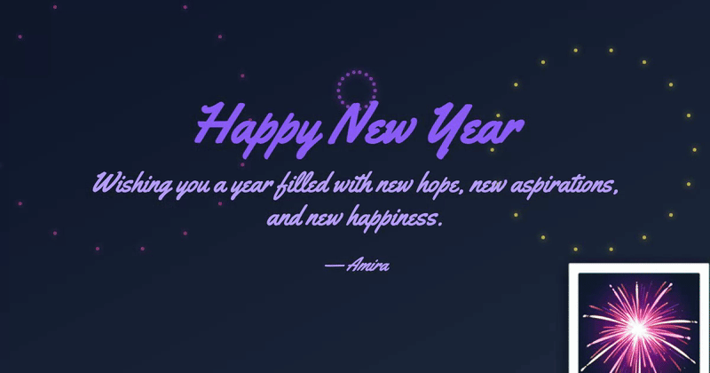 New Year — Fireworks